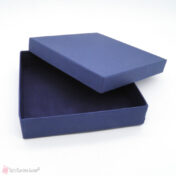 Μπλε χάρτινο κουτί ασημικών