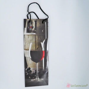 Κόκκινο βαρέλι: Χάρτινη τσάντα για ποτά