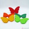 πεταλούδες από τσόχα σε διάφορα χρώματα