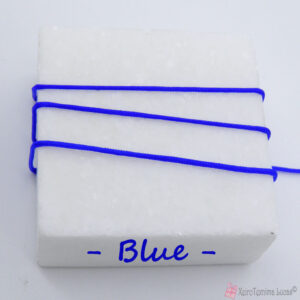 μπλε συνθετικό κορδόνι για μακραμέ