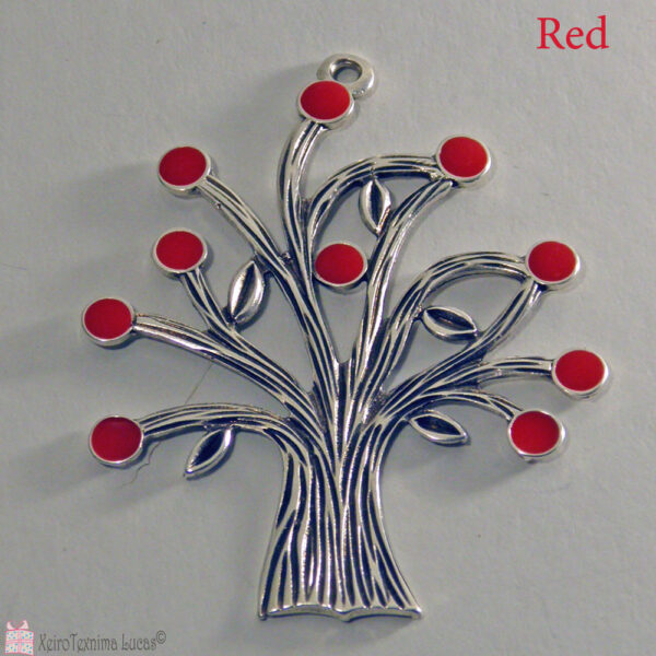 Δέντρο της ζωής με κόκκινο σμάλτο