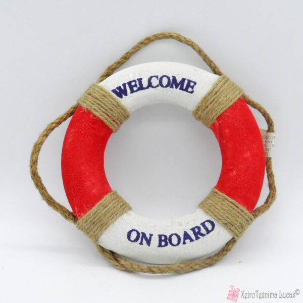 κόκκινο σωσίβιο welcome on board