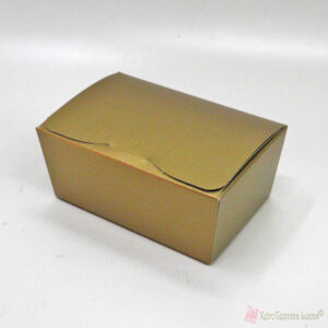 Χρυσό παραλληλόγραμμο κουτί για γλυκά