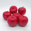 Κόκκινα διακοσμητικά μήλα 7cm σετ6