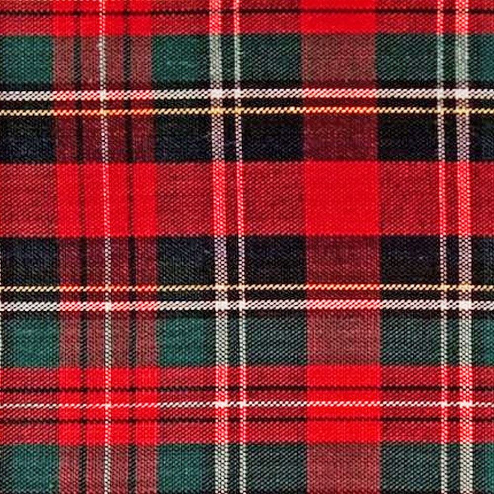 παραδοσιακά Σκωτσέζικα καρό με κόκκινο, πράσινο ή κίτρινο φόντο