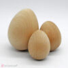 Ξύλινα διακοσμητικά αυγά, ελληνικής παραγωγής, διαθέσιμα σε διάφορες διαστάσεις