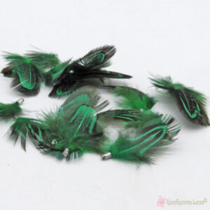 Πράσινα διακοσμητικά φτερά