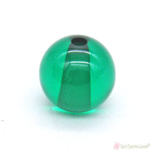 Πράσινες στρογγυλές πλαστικές χάντρες 14mm set10