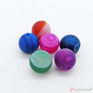 Jade χάντρες 8mm σε διάφορα χρώματα