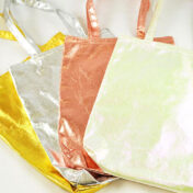 Μοντέρνες λαμέ τσάντες με διαστάσεις 37*42cm σε τέσσερα υπέροχα χρώματα