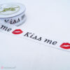 Κορδέλα "Kiss me" με φιλάκι 2.5cm*9m