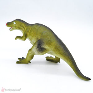 Παιχνίδι δεινόσαυρος σε πράσινο λαδί χρώμα