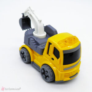 Κίτρινο φορτηγάκι εκσκαφέας