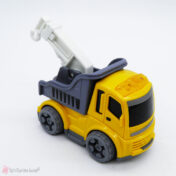 Κίτρινο φορτηγάκι γερανός