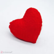 Υφασμάτινο μαξιλαράκι καρδιά 6cm