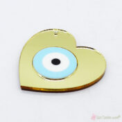 Καρδιά με μάτι Plexiglass 5cm