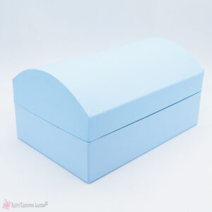 Γαλάζιο χάρτινο κουτί μπαουλάκι