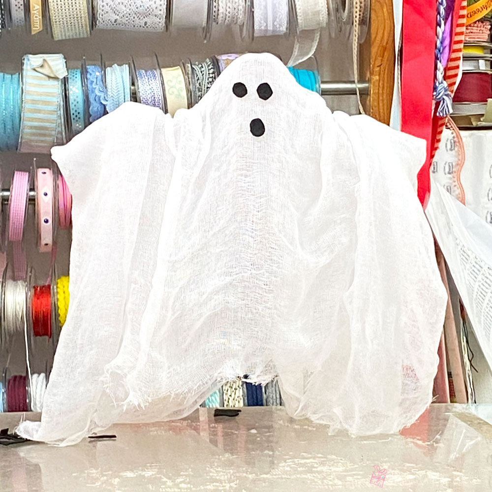 DIY Φαντασματάκι για Halloween διακόσμηση