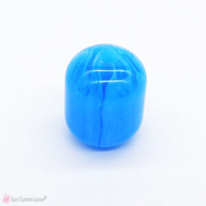 Γαλάζιες πλαστικές χάντρες κομπολογιού 13*11mm
