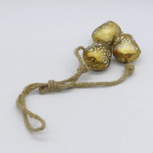 Χρυσά μεταλλικά κουδούνια | XeiroTexnima Lucas