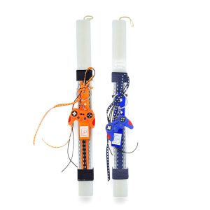 Πασχαλινή λαμπάδα videogame με μπρελόκ χειριστήριο σε διάφορα χρώματα | XeiroTexnima Lucas