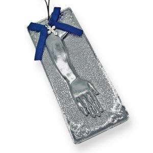 Θρησκευτικό τάμα δεξί χέρι με διαστάσεις 11,5× 4,5 cm | XeiroTexnima Lucas