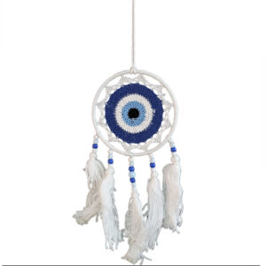 Ονειροπαγίδα Μάτι Macramé 45 cm | XeiroTexnima Lucas