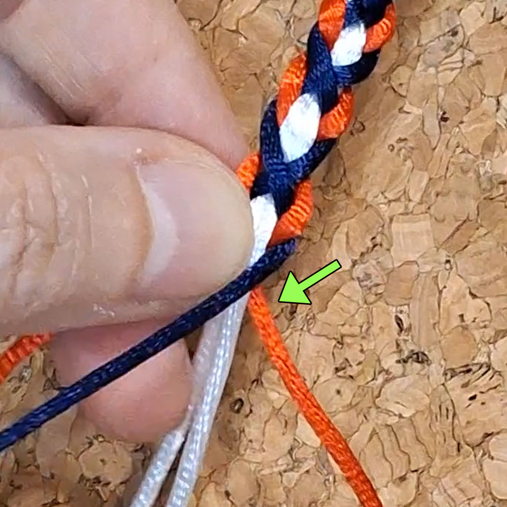 Αλυσιδωτή Πλέξη Macramé DYI - step 1 | XeiroTexnima Lucas