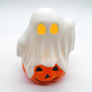 Halloween φωτιστικό μπαταρίας φαντασματάκι με κολοκύθα 7×10 cm | XeiroTexnima Lucas