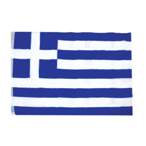 Ελληνική υφασμάτινη σημαία 60×90 cm με κρίκους στερέωσης | XeiroTexnima Lucas