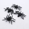 Μαύρη εύκαμπτη πλαστική αράχνη Halloween 7 cm | XeiroTexnima Lucas